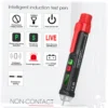HABOTEST HT100P Non-contact Test Pencil LCD Digital Voltage Tester AC Phase & Voltage Detector with Sound and Light Alarm Portable NCV Pen-type Electroscope with Sensitivity/ (Free Battery)