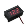 Two Wires Mini LED Digital Voltmeter Voltage Meter DC 4.5V To 30V Voltage Panel Meter for 6V 12V Electromobile Motorcycle Car Red