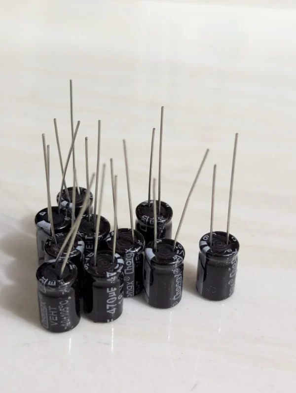 10pcs 470mfd 16vdc Radial 470uF Electrolytic polipropoline film Capacitor 16V-10Pcs - Image 7