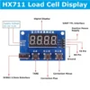 HX711 Load Cell AD Intelligent Weight Pressure Sensor Module with Display 24-bit Weighing Instrument Electronic Scale PCB.