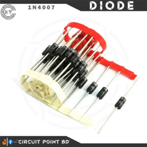 25Pcs 1N4007 General Rectifier Diode, 1000V 1A General Purpose Electronic Silicon Junction Diode Rectifier Diode.