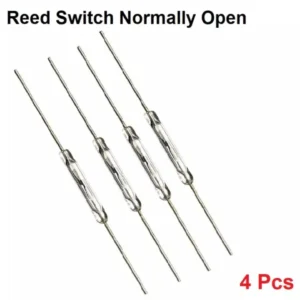 4 Pcs Reed Switch Sensor Normally Open DIY Magnetic Reed Switchs Electronic