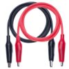Alligator Clip Wires, 2 pcs (10 inch / Red & Black)