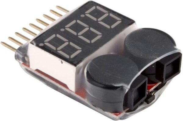 1S-8S 3.7V Lithium Battery Capacity Indicator Module Electric Vehicle Battery Power Tester Li-ion 1-8S Low Voltage Buzzer Alarm