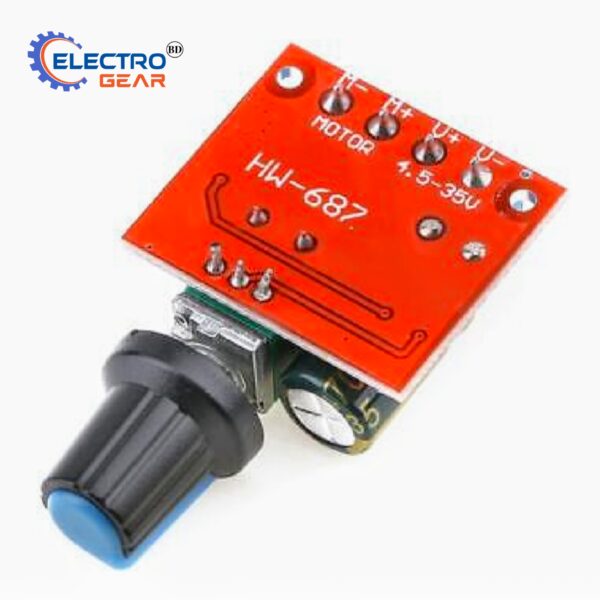 PWM DC Motor Speed Control Switch Controller/Volt Regulator/LED Dimmer - Image 3