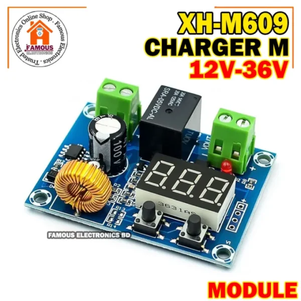 XH-M609 DC 12V-36V Charger Module Voltage OverDischarge Protection Precise Undervoltage Protection Module Board. - Image 10