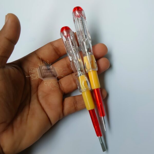 Tester Multi Screwdriver Electrical Testing Multi-functional Pen Flat & star Double Head pen 2 in 1 Function 100-500V Voltage Detector Probe - 2Pcs - Image 4