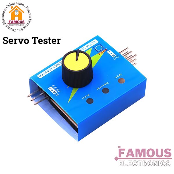 Servo Tester Gear Test CCPM Consistency Master Checker 3CH 4.8-6V with Indicator Light - Image 6