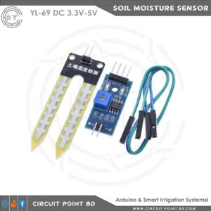Soil Moisture Sensor Module – YL-69 DC 3.3V-5V Hygrometer for Arduino & Smart Irrigation Systems