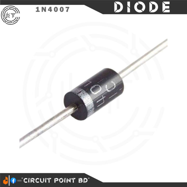 25Pcs 1N4007 General Rectifier Diode, 1000V 1A General Purpose Electronic Silicon Junction Diode Rectifier Diode. - Image 3