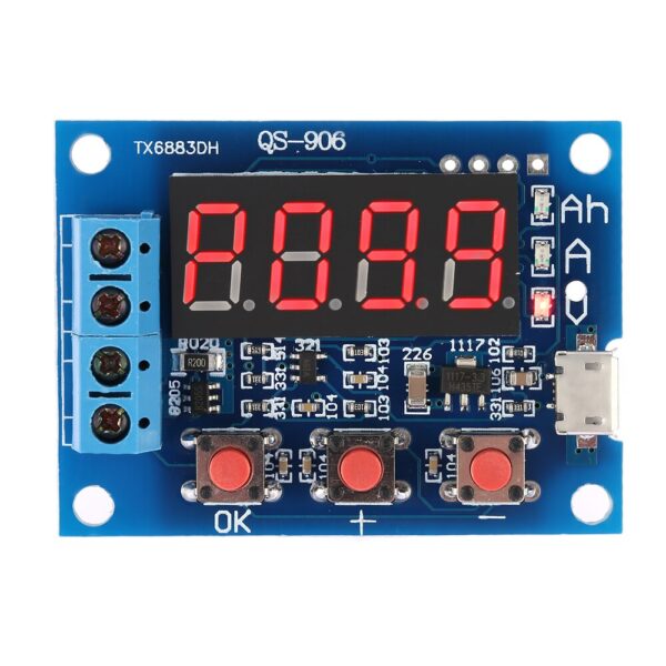 ZB2L3 1.5V-12V Battery Capacity Meter & Discharge Tester Module, 3.7V Battery mAh Test Meter - Image 4