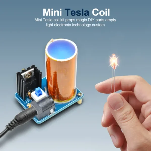 BD243 Mini Tesla Coil Electronics Module 9V-12V Assembled - Image 4