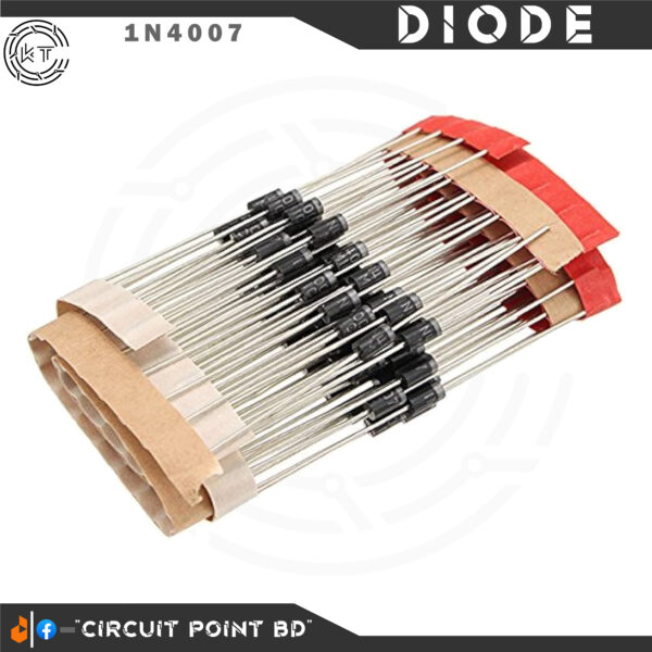 25Pcs 1N4007 General Rectifier Diode, 1000V 1A General Purpose Electronic Silicon Junction Diode Rectifier Diode. - Image 2