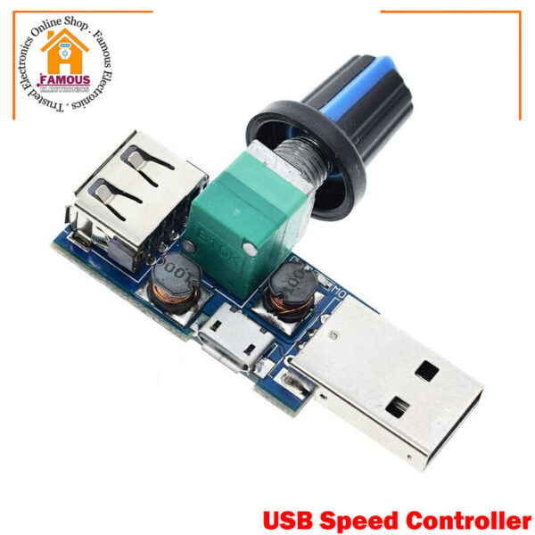 DC 4V-12V 5W XY-FS USB Fan Stepless Governor USB Fan Speed Controller Multi-Gear Auxiliary Cooling Tool Switch - Image 4