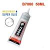 Multi Purpose B-7000/6000 Clear Adhesive Sealant Glue for DIY Diam asond Shoes Paste Jewelry Crafts Silicone Sealant Glue Thermopaste LCD Screen Replace 50ml