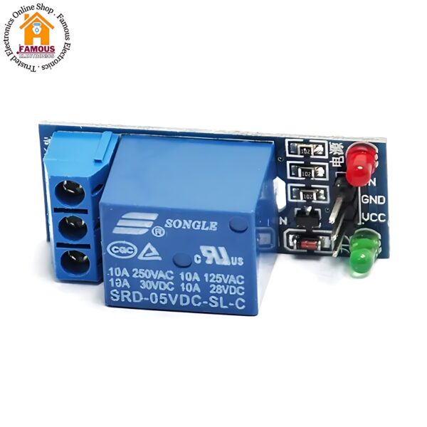 5V Low Level Trigger One 1 Channel Relay Module Interface Board Shield DC AC 220V for Arduino PIC AVR DSP ARM MCU. - Image 3