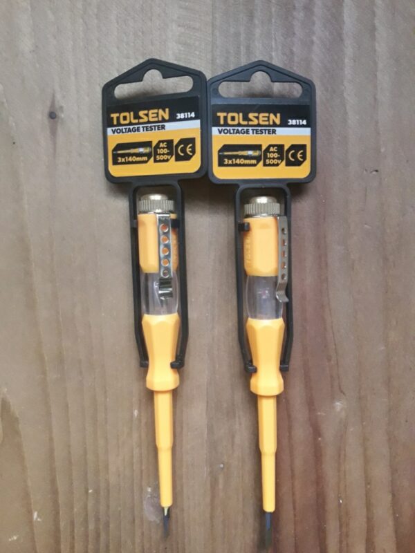 TOLSEN Voltage Tester 100-500V 3X140mm Neon Bulb 38114 - Image 4