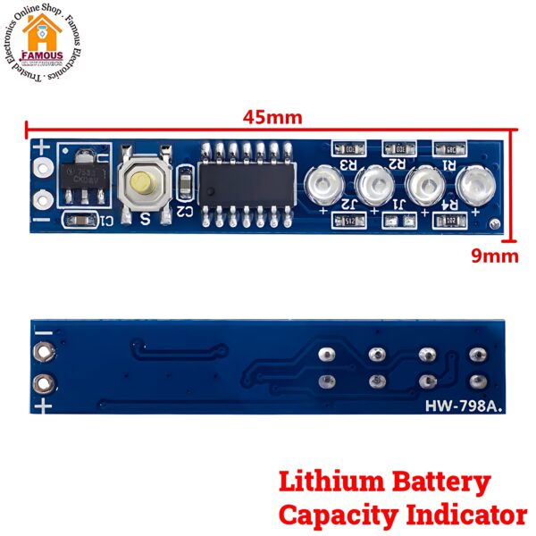 2S Lithium Battery Capacity Tester LED Display Board Power Level Indicator Module For 18650 Lithium Li-ion lipo Battery - Battery Capacity Tester - Image 3