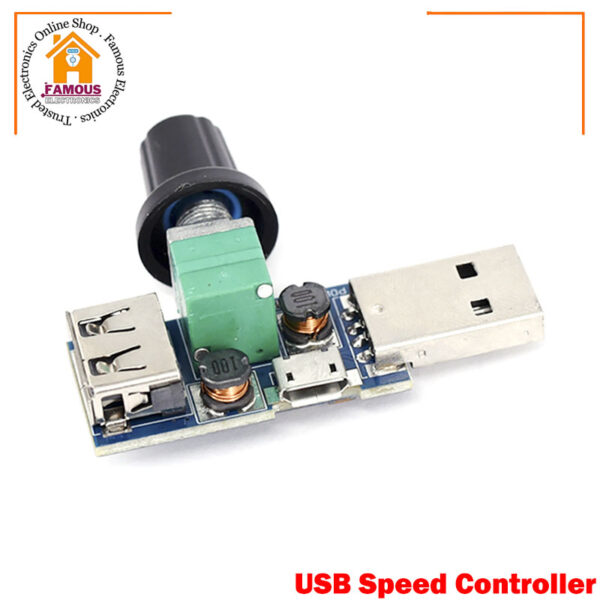 DC 4V-12V 5W XY-FS USB Fan Stepless Governor USB Fan Speed Controller Multi-Gear Auxiliary Cooling Tool Switch - Image 3