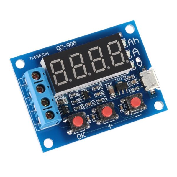 ZB2L3 1.5V-12V Battery Capacity Meter & Discharge Tester Module, 3.7V Battery mAh Test Meter - Image 3