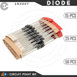 15/25/50Pcs 1N4007 General Rectifier Diode, 1000V 1A General Purpose Electronic Silicon Junction Diode Rectifier Diode.