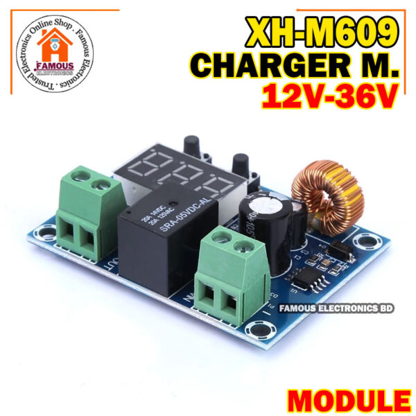 XH-M609 DC 12V-36V Charger Module Voltage OverDischarge Protection Precise Undervoltage Protection Module Board. - Image 7