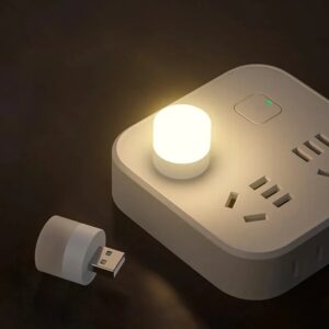 1pc 5V 1W Pocket Mini LED Night Light USB Plug Warm Lamp Mobile Charging USB Book Lamp.