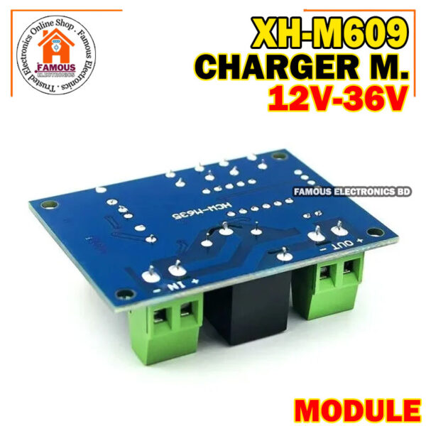 XH-M609 DC 12V-36V Charger Module Voltage OverDischarge Protection Precise Undervoltage Protection Module Board. - Image 6