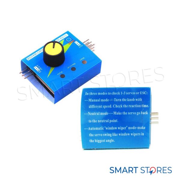 Servo Tester Gear Test CCPM Consistency Master Checker 3CH 4.8-6V with Indicator Light - Image 2