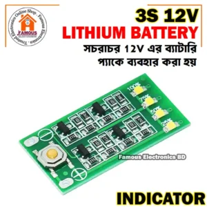 3s 12V Lithium-Ion Battery Level Indicator Module Circuit