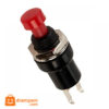 Push Switch, Red- 2 Pin
