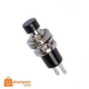 Push Switch, Black- 2 Pin
