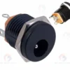 Dc Power Jack Female Connector With Nut – 5 PCS