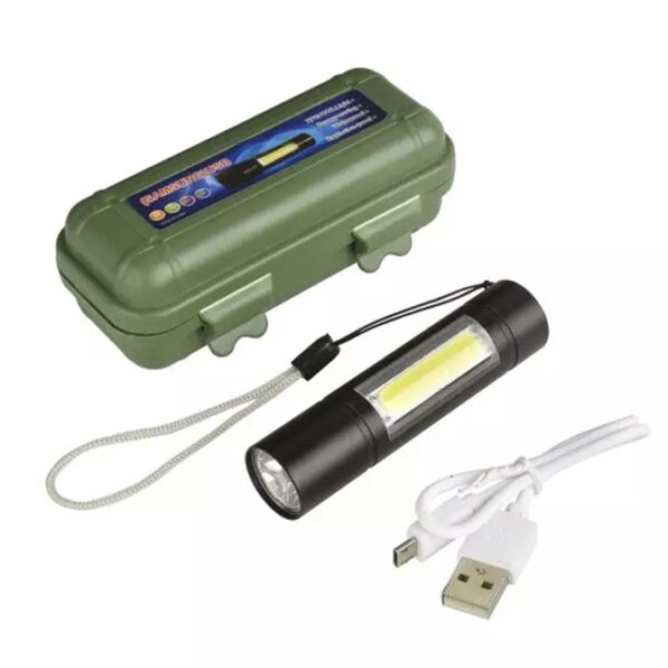 Portable Torchlight Micro USB Charging Flashlight – Tactical & Durable - Image 2