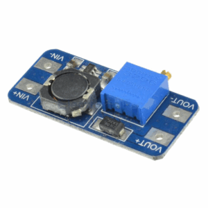 MT3608 DC-DC Boost Converter Module – 2A Adjustable 2-28V Voltage Step-Up for Electronics Projects