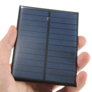 Mini Solar Panel 6V DIY Kit – Monocrystalline Photovoltaic Panel, 1.1W 200mA