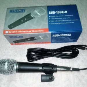 AUD-100XLR - Ahuja Microphone - Black - Microphone.