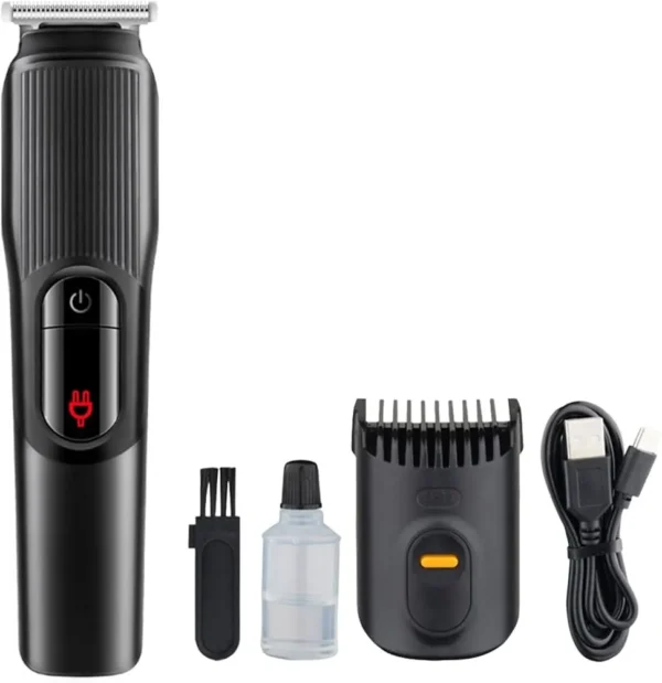 HTC AT-519 Lithium battery home use hair trimmer Indicator light powerful hair cutting machine. - Image 6