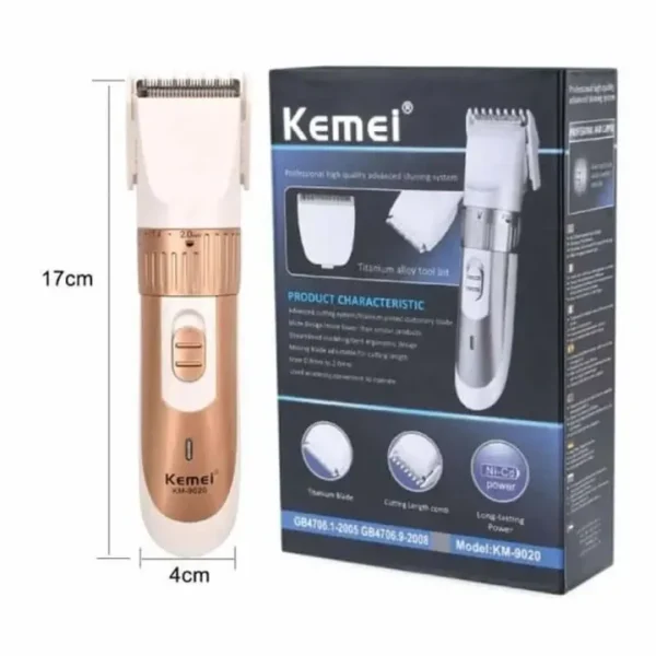 KEMEI KM-9020 RECHARGEABLE HAIR TRIMMER. - Image 2