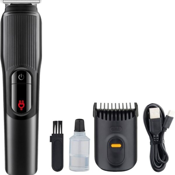 HTC AT-519 Lithium battery home use hair trimmer Indicator light powerful hair cutting machine. - Image 3
