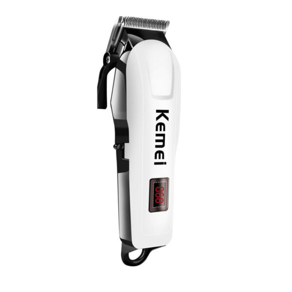 Kemei KM-809A Professional Hair Clipper LCD Display Household Rechargeable Trimmer Haircut Clipper Cutter Styling Tool - Image 3