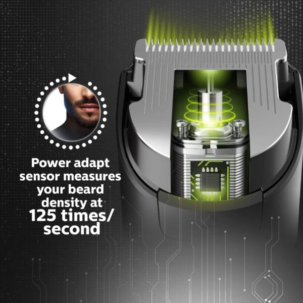 HTC AT-509 CoHTC AT-509 Cordless & Rechargeable Trimmer with 8 Length Settings and Self-Sharpening Blades for Beard and Hair Care - Black.rdless & Rechargeable Trimmer with 8 Length Settings and Self-Sharpening Blades for Beard and Hair Care - Black - Image 3