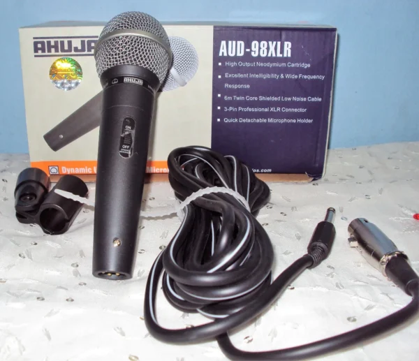 AUD 98XLR Wired Microphone Made In India. - Image 2