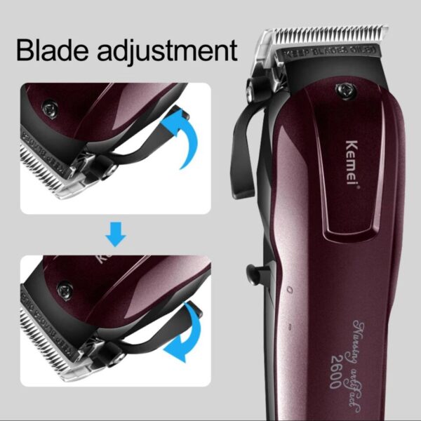 KM-2600 Professional Kemei Rechargeable Hair Trimmer. - Image 2