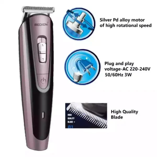 Kemei KM-9050 Rechargeable Hair And Beard Trimmer for men. - Image 4