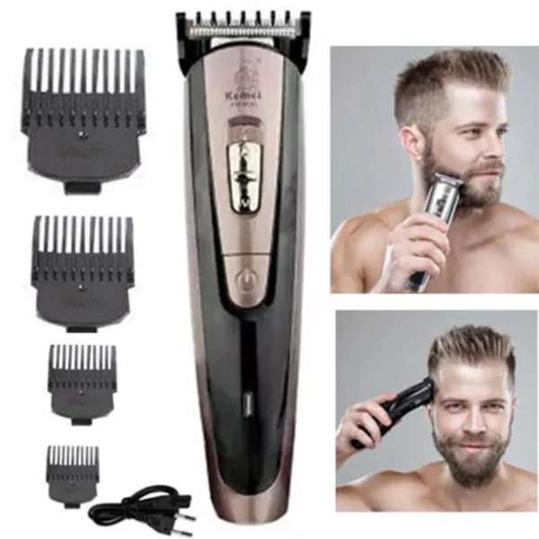 Kemei KM-9050 Rechargeable Hair And Beard Trimmer for men. - Image 3
