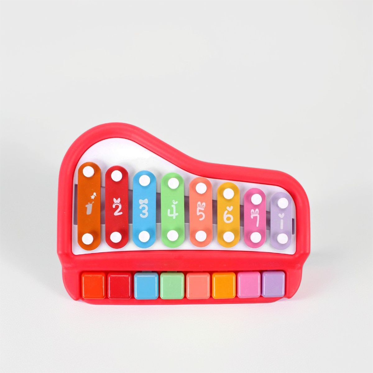 Kids Piano with 8 Colorful Keys, Educational Instrument.