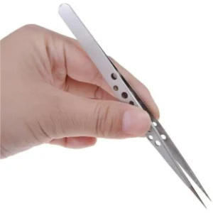 Non Magnetic stainless steel straight pointed Tweezer