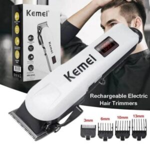 Kemei KM-809A Professional Hair Clipper LCD Display & Rechargeable Trimmer.
