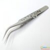 Tweezer 7-SA SR Hole Tweezers Curve Professional Tweezers Eyebrow Tweezer Hair Beauty Slanted Stainless Steel Tweezer Tool.